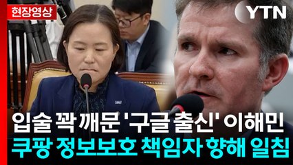 전문 용어 줄줄이...쿠팡 정보 책임자에게 일침 가한 '구글 출신' 이해민 [현장영상+] / YTN