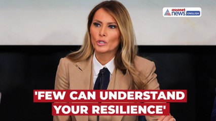 First Lady Melania Joins Military Spouses, American Red Cross at Joint Base Andrews