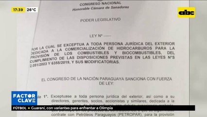 Buzarquis explica el proyecto que plantea liberar compras a Petropar y cuestiona iniciativa de Riera