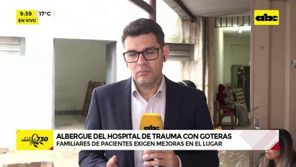 Video: Albergue del Hospital de trauma con goteras