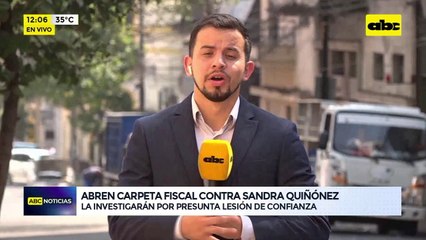 Video: Abren carpeta fiscal contra Sandra Quiñónez