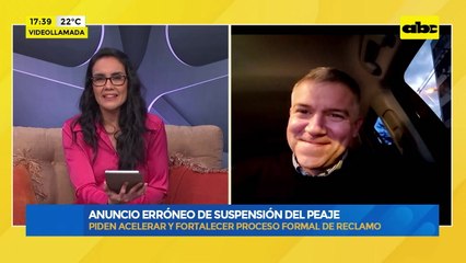 Video: anuncio erróneo de suspensión del peaje