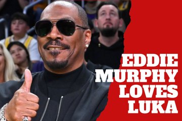 Eddie Murphy loves Luka Doncic's game and makes a rare public appearance at a Lakers game