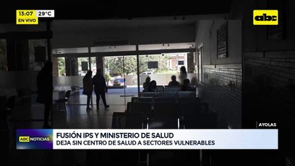 Video: fusión IPS y Ministerio de Salud deja sin Centro de Salud a sectores vulnerable