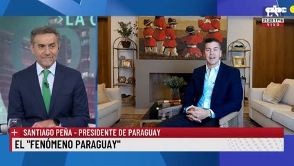 Santiago Peña sobre la economía argentina: "La sufrimos"
