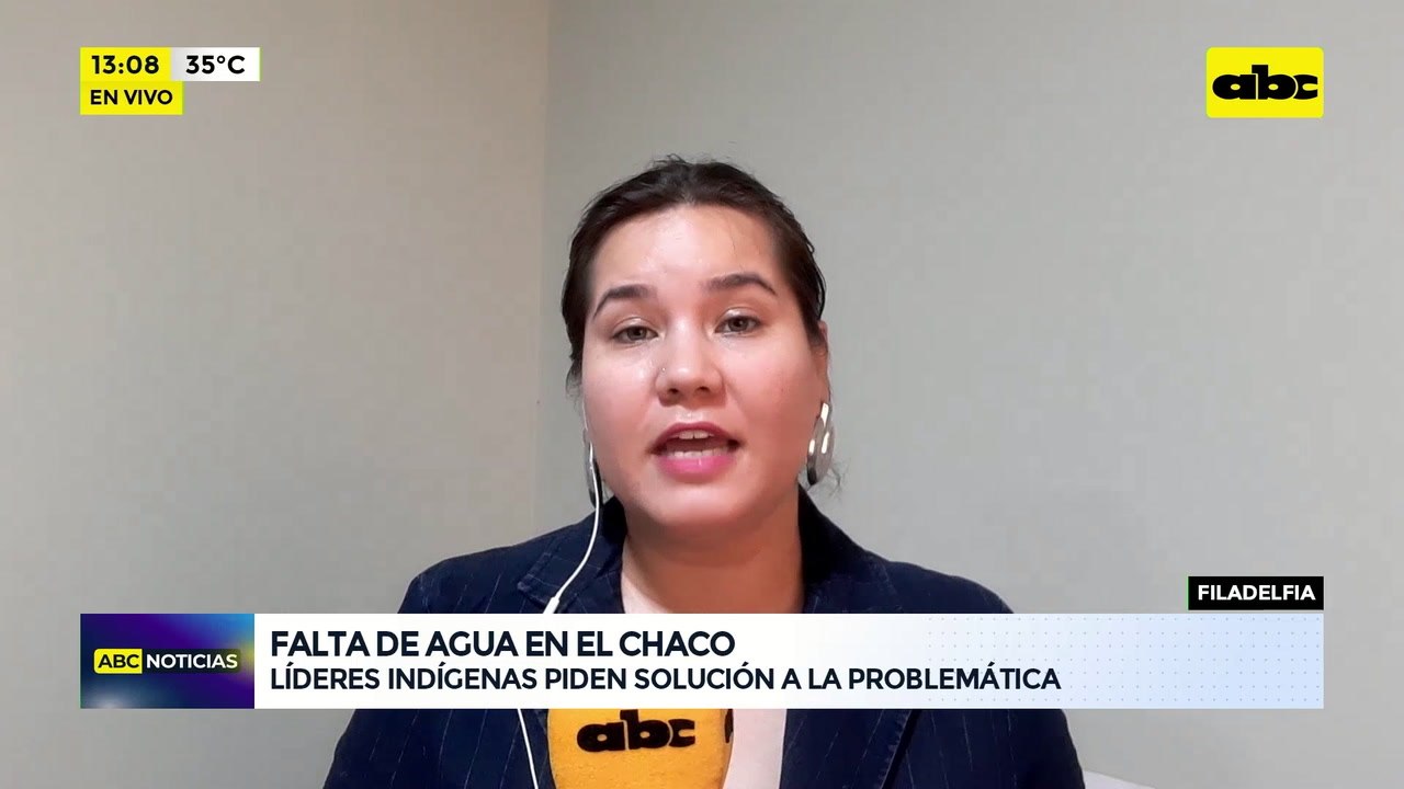 Falta de agua en el Chaco: líderes indígenas piden solución a la problemática