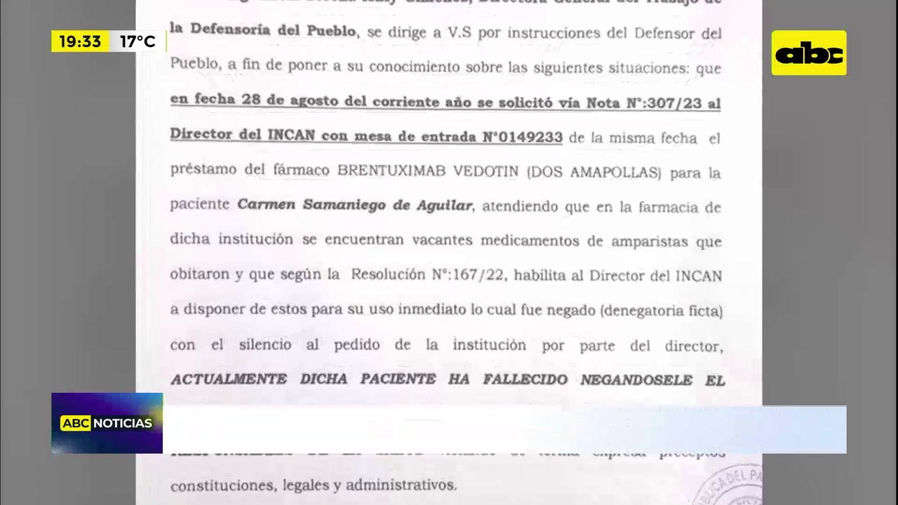 Video: paciente fallece por aparente falta de medicamentos