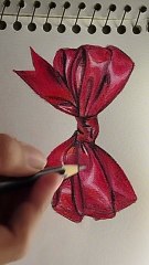 Realistic ribbon shading, hyperrealistic shading