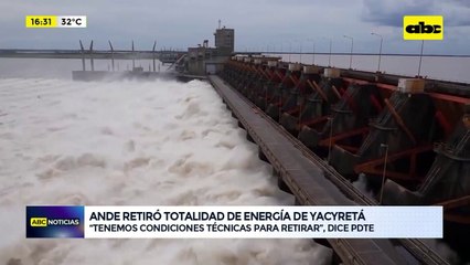 Video: Ande retiro la totalidad de energía de Yacyretá