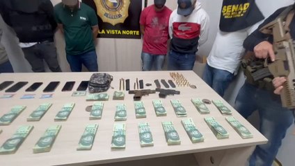 Detienen a seis presuntos acopiadores de drogas con armas y más de G. 250 millones en Bella Vista Norte