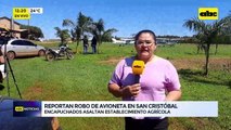 Video: personas armadas roban una avioneta en San Cristóbal