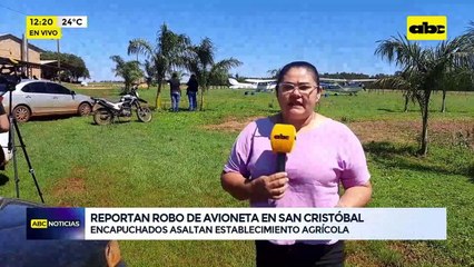 Video: personas armadas roban una avioneta en San Cristóbal