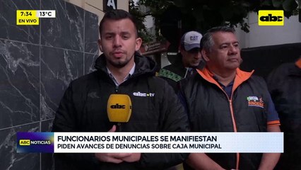 Video: Funcionarios Municipales se manifiestan