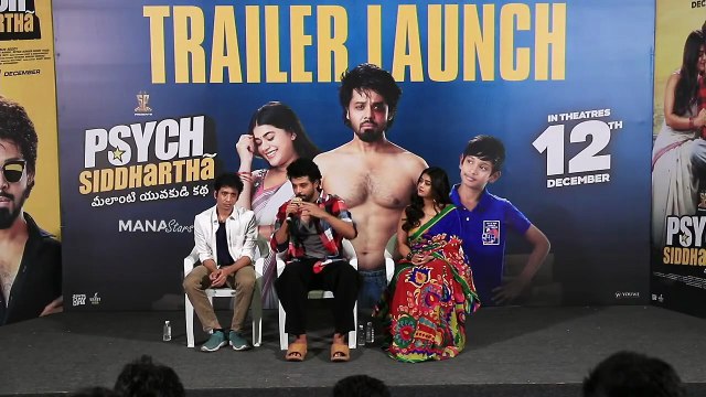 Actor Nandu Cried, Very Emotional Moment @ Psych Siddhartha Trailer Launch Event