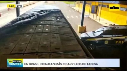 En Brasil incautan más cigarrillos fabricados por Tabesa
