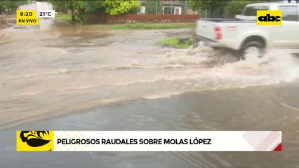 Otra jornada de lluvias y peligrosos raudales