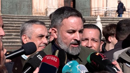 Santiago Abascal le reprocha al PP que no presente una moción de censura contra Sánchez