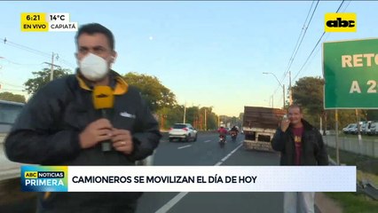 Camioneros se movilizarán en varios puntos del país