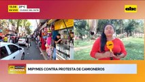 MIPYMES contra protesta de camioneros