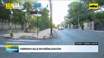 Principales Avenidas Cerradas Por Obras