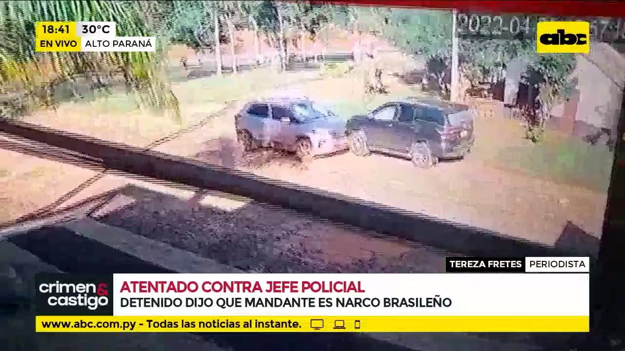 Narco brasileño sería quien ordenó el atentado contra jefe policial
