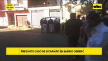 Asesinan a un hombre en la vía pública en Barrio Obrero