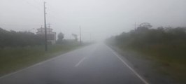 Torrencial lluvia en Ayolas, Misiones