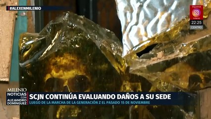 Suprema Corte revisa daños en su sede por afectaciones durante marcha del 15 de noviembre