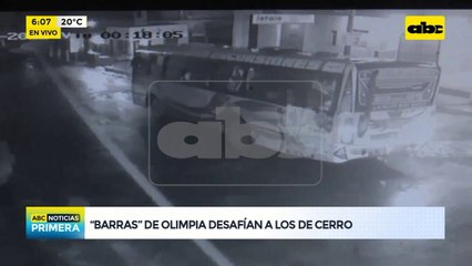 “Barras” de Olimpia desafían a los de Cerro