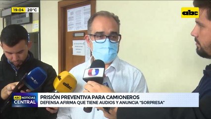 Imposición de medidas para camioneros