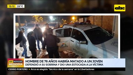 Hombre de 78 años habría matado a un joven