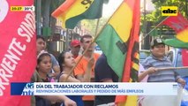 Día del trabajador en medio de reclamos
