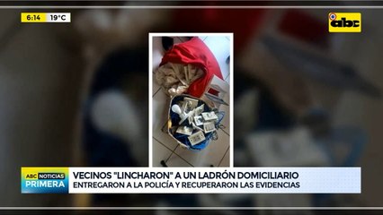 Vecinos lincharon a un ladrón domiciliario