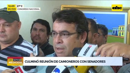 Tras reunión, camioneros informan sobre las promesas que recibieron