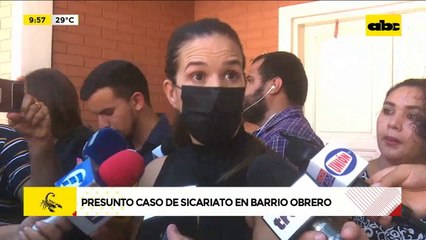 Presunto sicariato en Barrio Obrero: aún no hay móvil del crimen