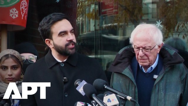 $38.9M Fallout: Mamdani, Sanders Join Striking Starbucks Workers in Brooklyn | APT