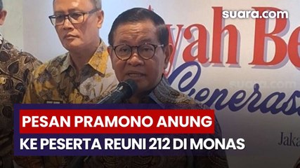Pesan Pramono Anung ke Peserta Reuni 212 di Monas Malam Ini: Kita Jaga Bersama Jakarta!
