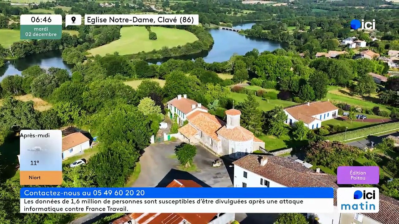 02/12/2025 - ici matin par ici Poitou en vidéo