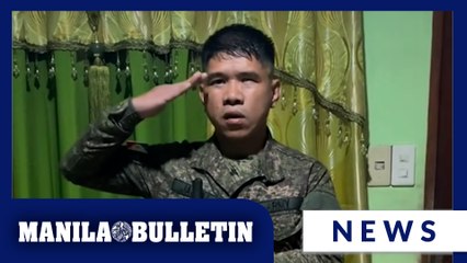 Blind Army captain extends gratitude to Marcos for reinstatement, promotion