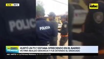 Un hombre hurtó una tv y estaba ofreciendo en el barrio