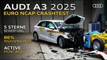 Neuer Audi A3 (2025) im Euro NCAP: Stärken & Schwächen im Überblick