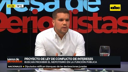 Hernán Huttemann sobre el proyecto de ley de conflicto de intereses