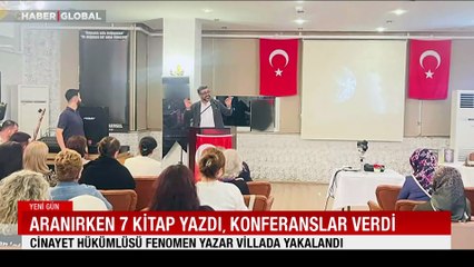 Cinayet hükümlüsü fenomen yazar, aranırken 7 kitap yazdı