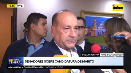 Senadores se expiden sobre candidatura de Mario Abdo Benítez para presidencia de la ANR