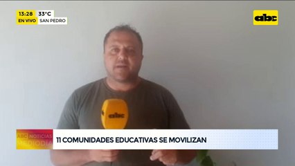 11 comunidades educativas se movilizan