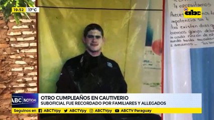 Otro cumpleaños en cautiverio del suboficial Edelio Morínigo fue recordado por familiares