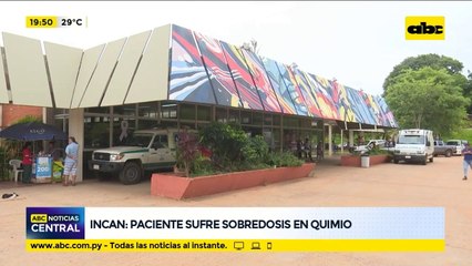 Incan: paciente sufre sobredosis en quimio por "error humano", dice médico