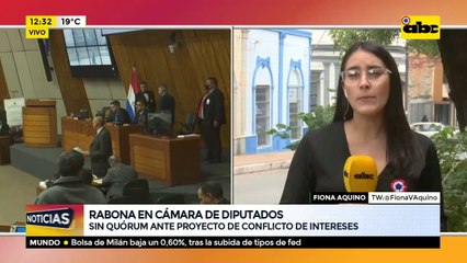 Diputados: Sin quórum para tratar proyecto de conflictos de intereses