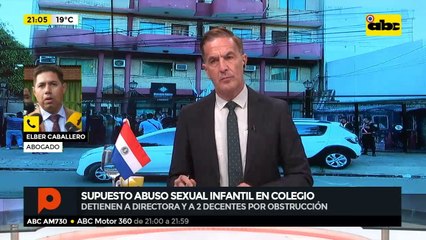 Colegio insinúa que denuncia por supuesto abuso de niño es falsa, Abogado de Flia. afectada responde