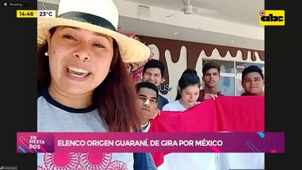 Elenco Origen Guaraní, de gira por México